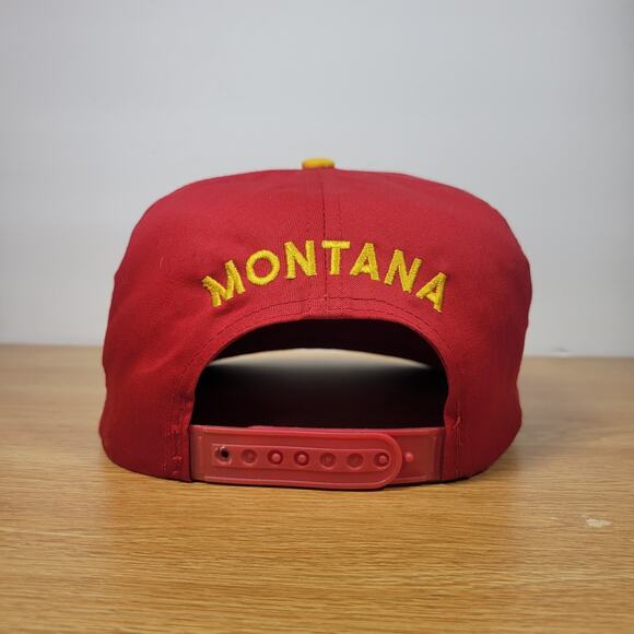 Kansas City Chiefs Montana Hat Cap Snapback 90s NFL Made In China Eastport Retro - Picture 5 of 16